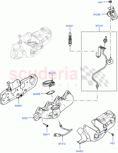 Part Diagram for Land Rover LR174025