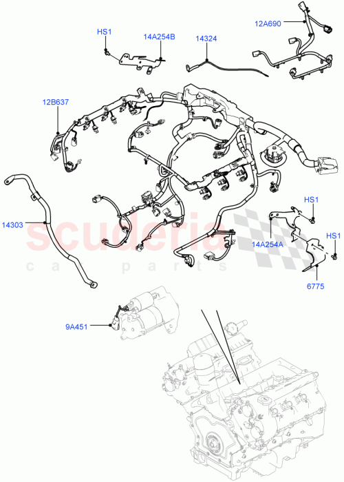 Part Diagram for Land Rover LR082617