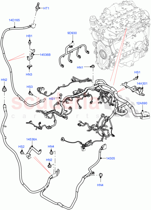Part Diagram for Land Rover LR146106