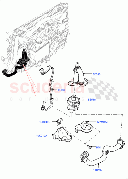 Part Diagram for Land Rover LR093814