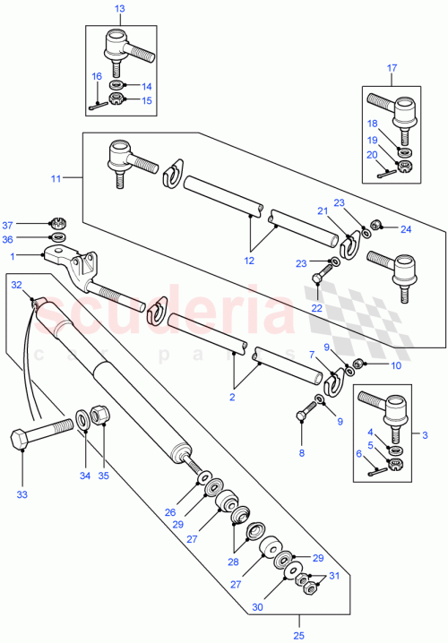 Part Diagram for Land Rover ANR2859