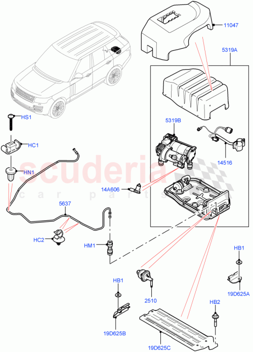 Part Diagram for Land Rover LR098840