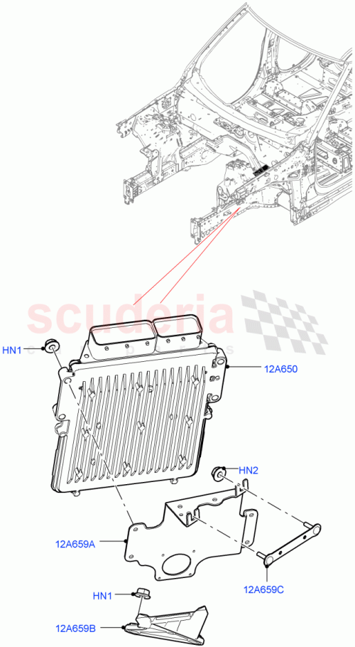 Part Diagram for Land Rover LR124659