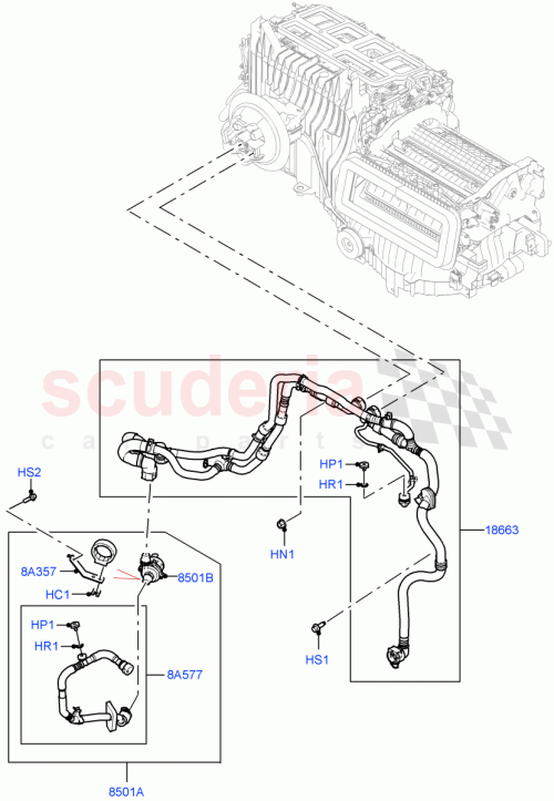 Part Diagram for Land Rover LR173732