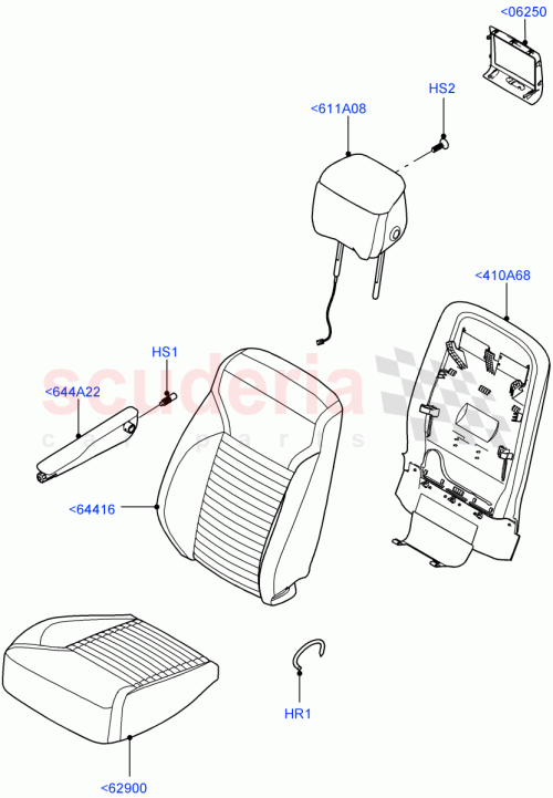 Part Diagram for Land Rover LR142709