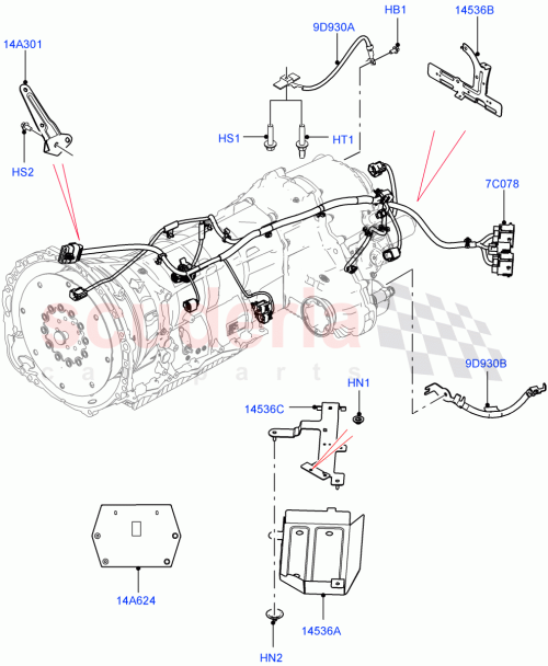 Part Diagram for Land Rover LR090005