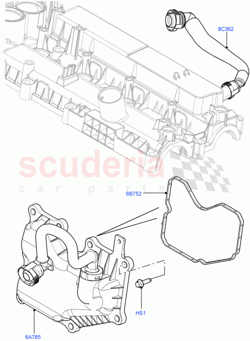 Part Diagram for Land Rover LR025615