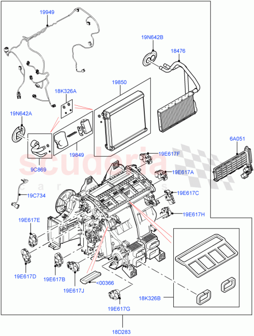 Part Diagram for Land Rover LR131084