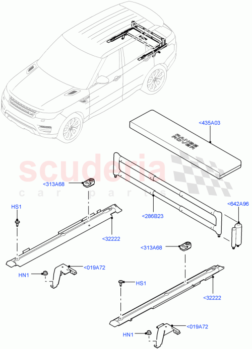 Part Diagram for Land Rover LR041624