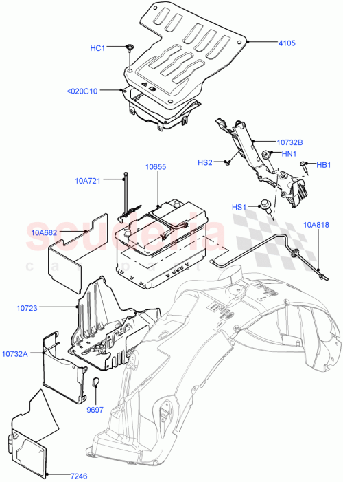Part Diagram for Land Rover LR106759