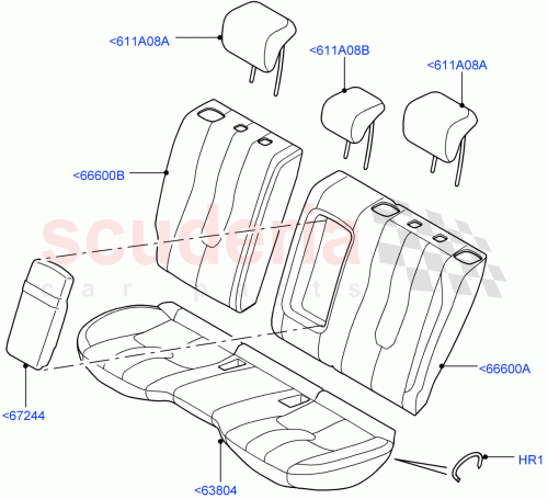 Part Diagram for Land Rover LR080106