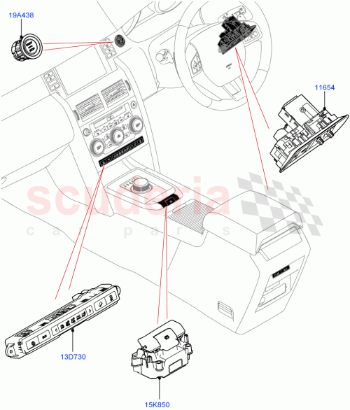 Part Diagram for Land Rover LR080113