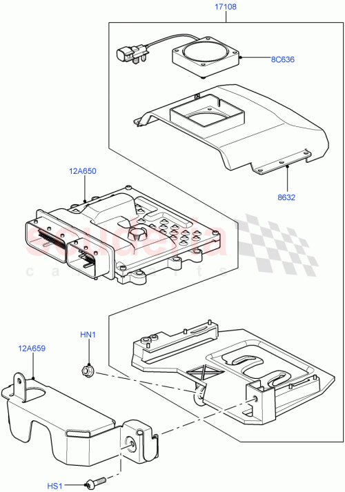 Part Diagram for Land Rover LR011946