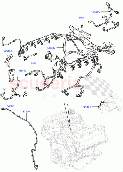 Part Diagram for Land Rover LR085666
