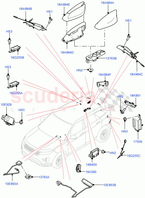 Part Diagram for Land Rover LR127416
