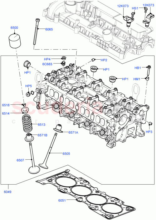 Part Diagram for Land Rover LR025275