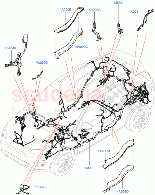 Part Diagram for Land Rover LR139602