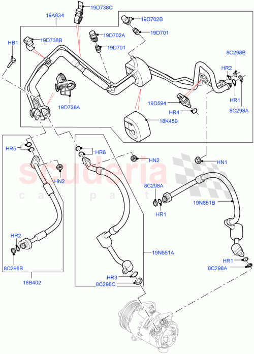 Part Diagram for Land Rover LR067705