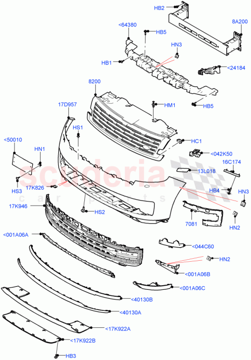 Part Diagram for Land Rover LR157968