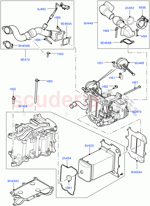 Part Diagram for Land Rover LR022841