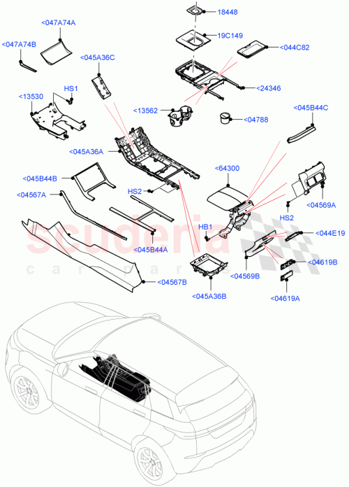 Part Diagram for Land Rover LR115548