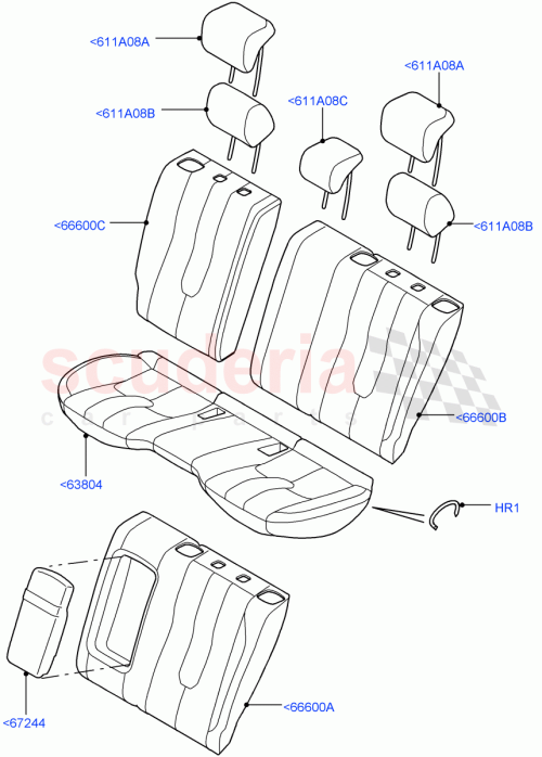 Part Diagram for Land Rover LR028217