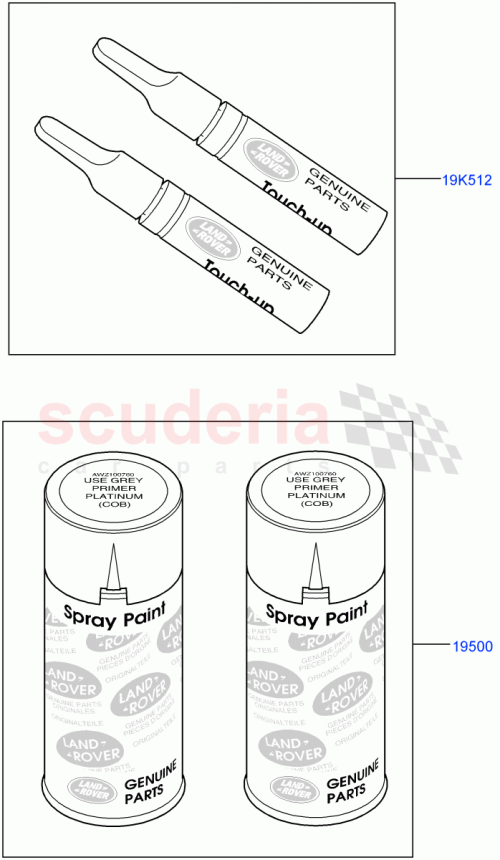 Part Diagram for Land Rover VPLDC0003JHB