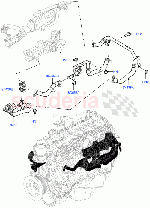 Part Diagram for Land Rover LR125493
