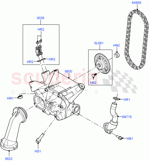 Part Diagram for Land Rover LR158546