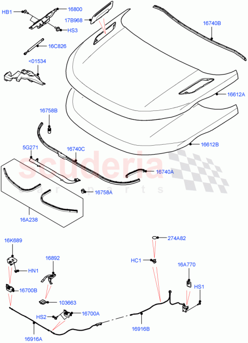 Part Diagram for Land Rover LR155568