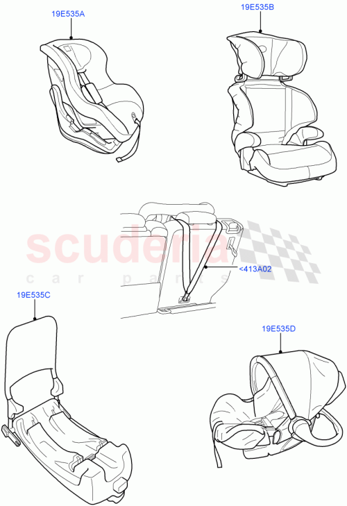 Part Diagram for Land Rover VPLRS0399