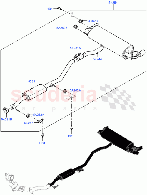 Part Diagram for Land Rover LR104335