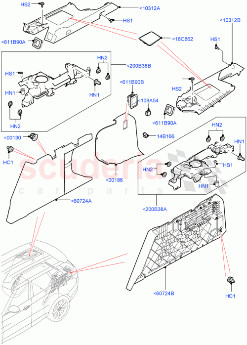 Part Diagram for Land Rover LR044816