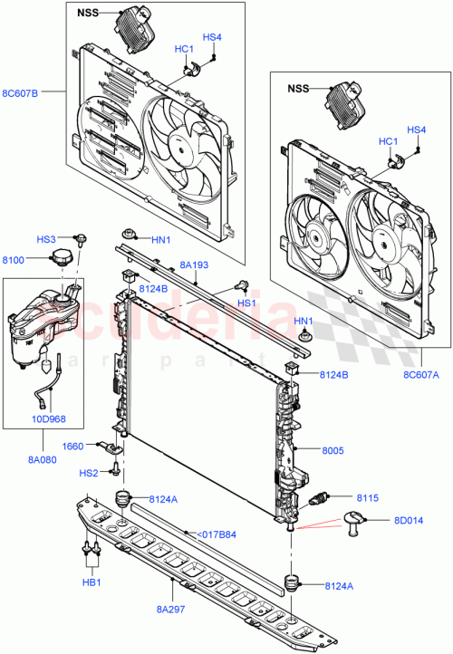 Part Diagram for Land Rover LR006715