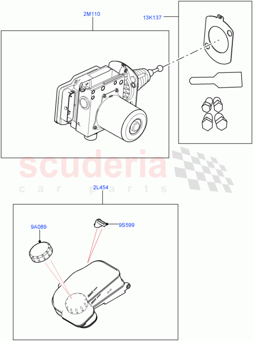 Part Diagram for Land Rover LR154514