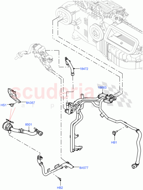 Part Diagram for Land Rover LR125240