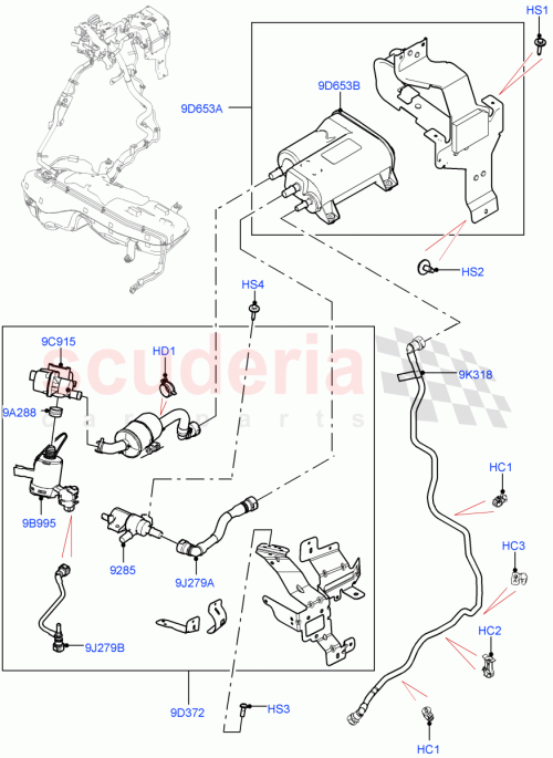 Part Diagram for Land Rover LR141745
