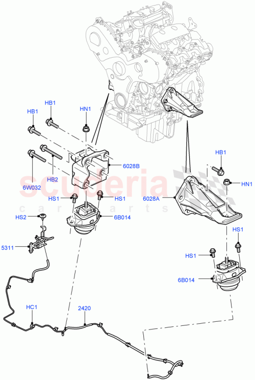 Part Diagram for Land Rover LR074105