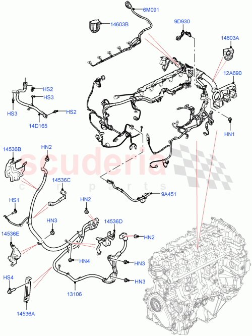 Part Diagram for Land Rover LR159245