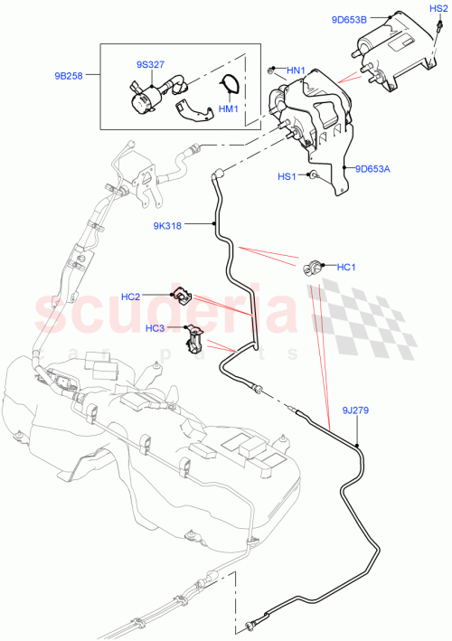Part Diagram for Land Rover LR112854