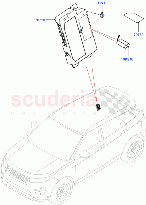Part Diagram for Land Rover LR131947