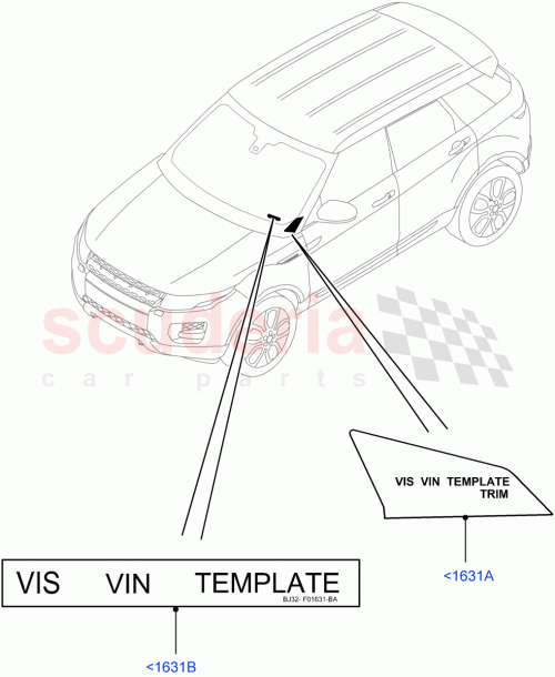 Part Diagram for Land Rover LR073554