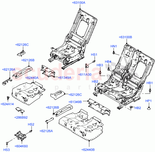 Part Diagram for Land Rover LR172897