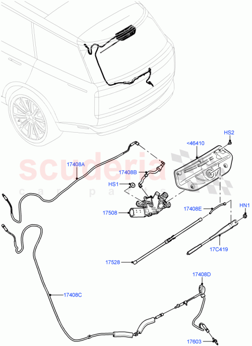 Part Diagram for Land Rover LR173209