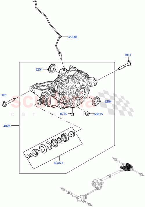Part Diagram for Land Rover LR165060