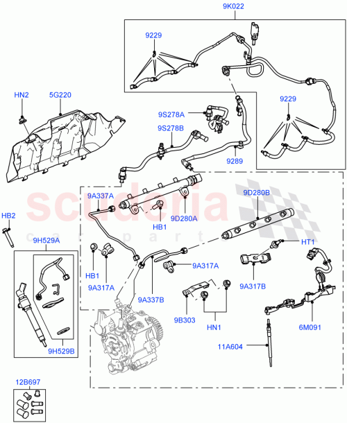 Part Diagram for Land Rover LR000046
