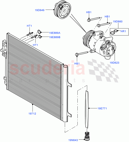 Part Diagram for Land Rover LR083481
