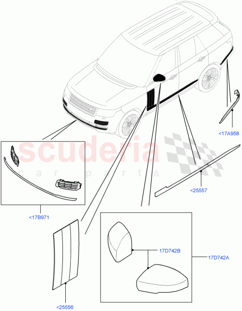 Part Diagram for Land Rover VPLGB0073