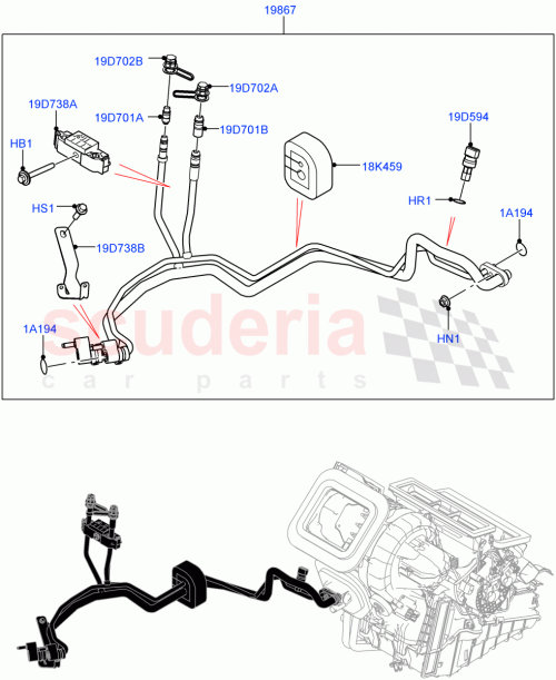 Part Diagram for Land Rover LR002941