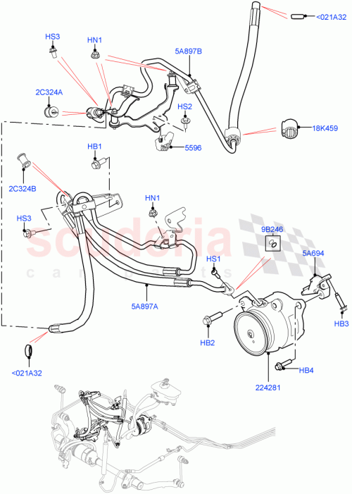 Part Diagram for Land Rover LR099118